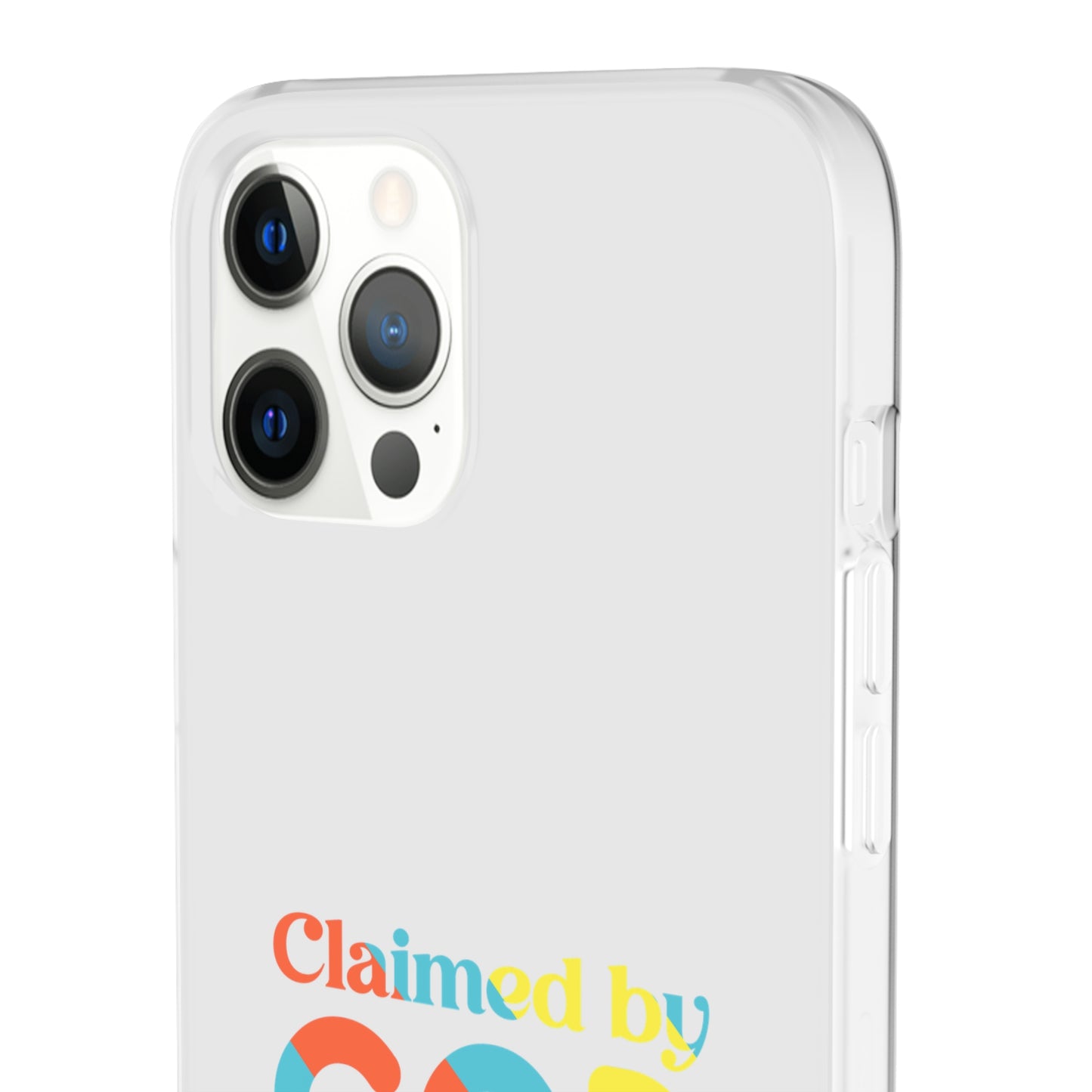 Claimed By God Purpose Over Pain Christian Flexi Phone Case Printify