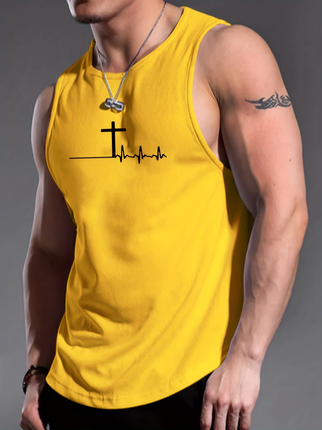 The Cross: My Lifeline Men's Christian Tank Top claimedbygoddesigns