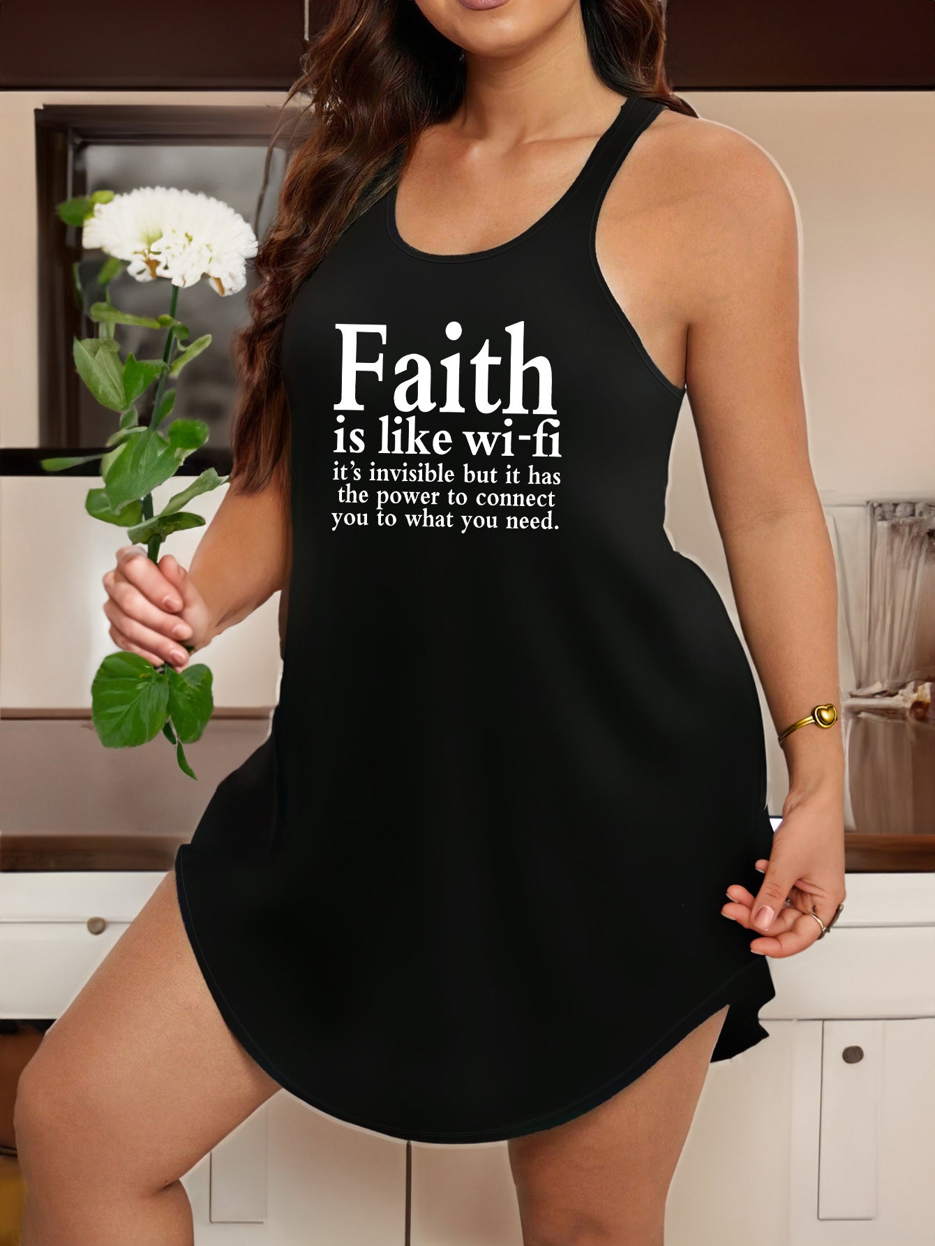 Faith Is Like Wi-fi  Women's Christian Pajamas claimedbygoddesigns
