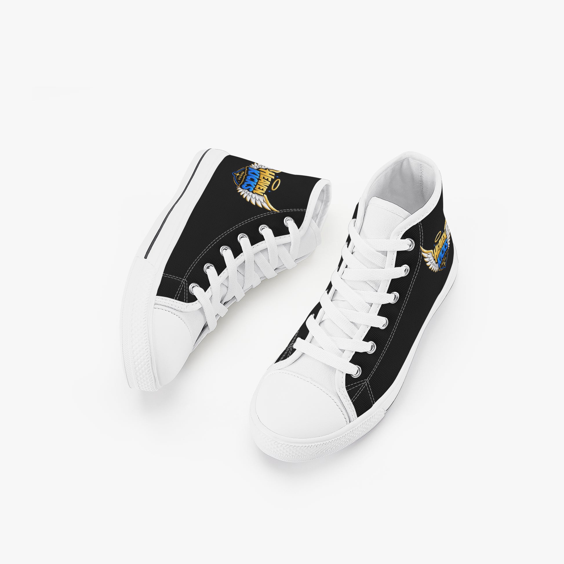 Heaven Kicks Christian Kid’s High - Top Canvas Shoes - ClaimedbyGodDesigns