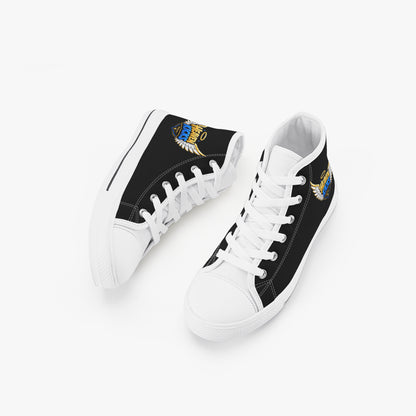 Heaven Kicks Christian Kid’s High - Top Canvas Shoes - ClaimedbyGodDesigns