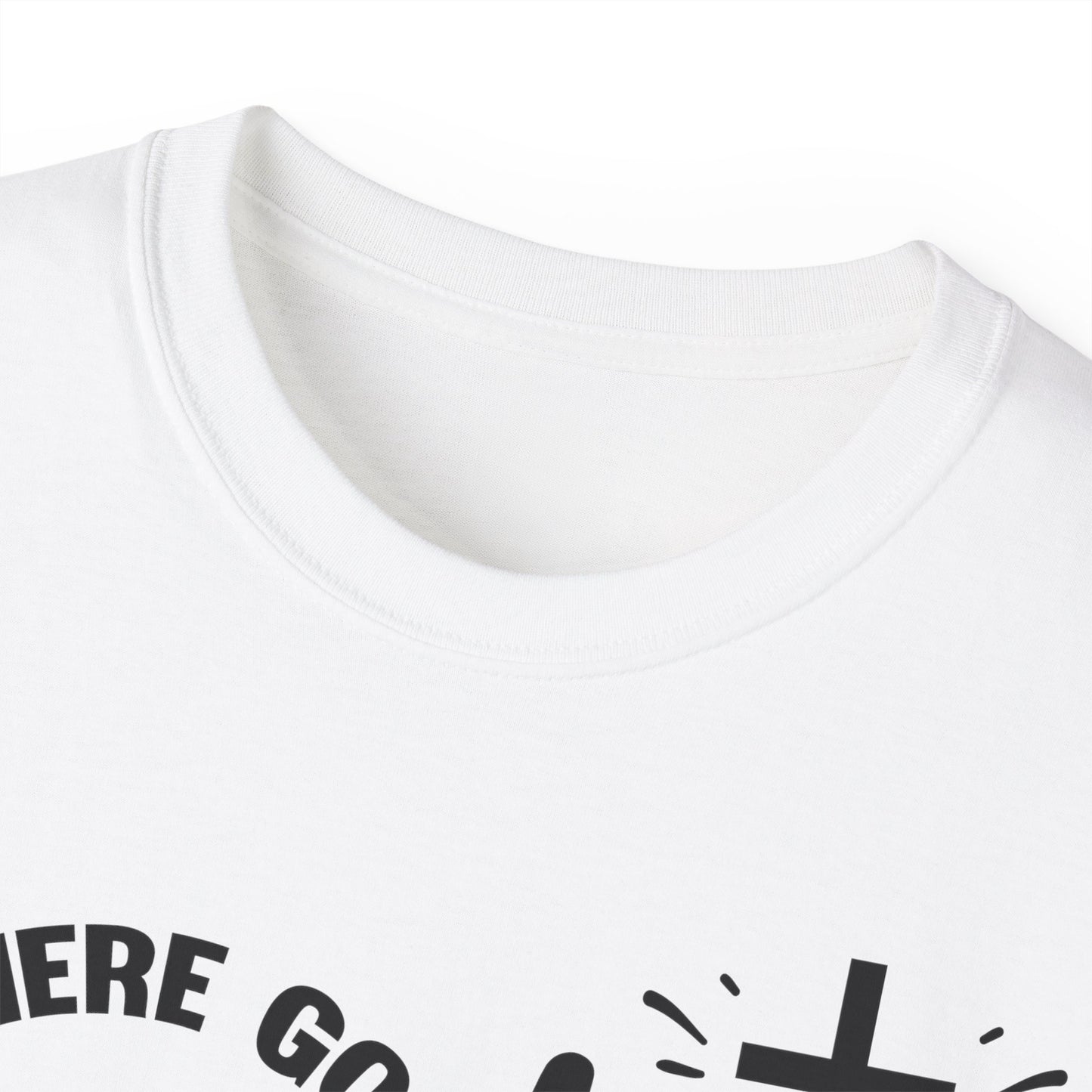 Where God Guides He Provides Unisex Christian Ultra Cotton Tee Printify