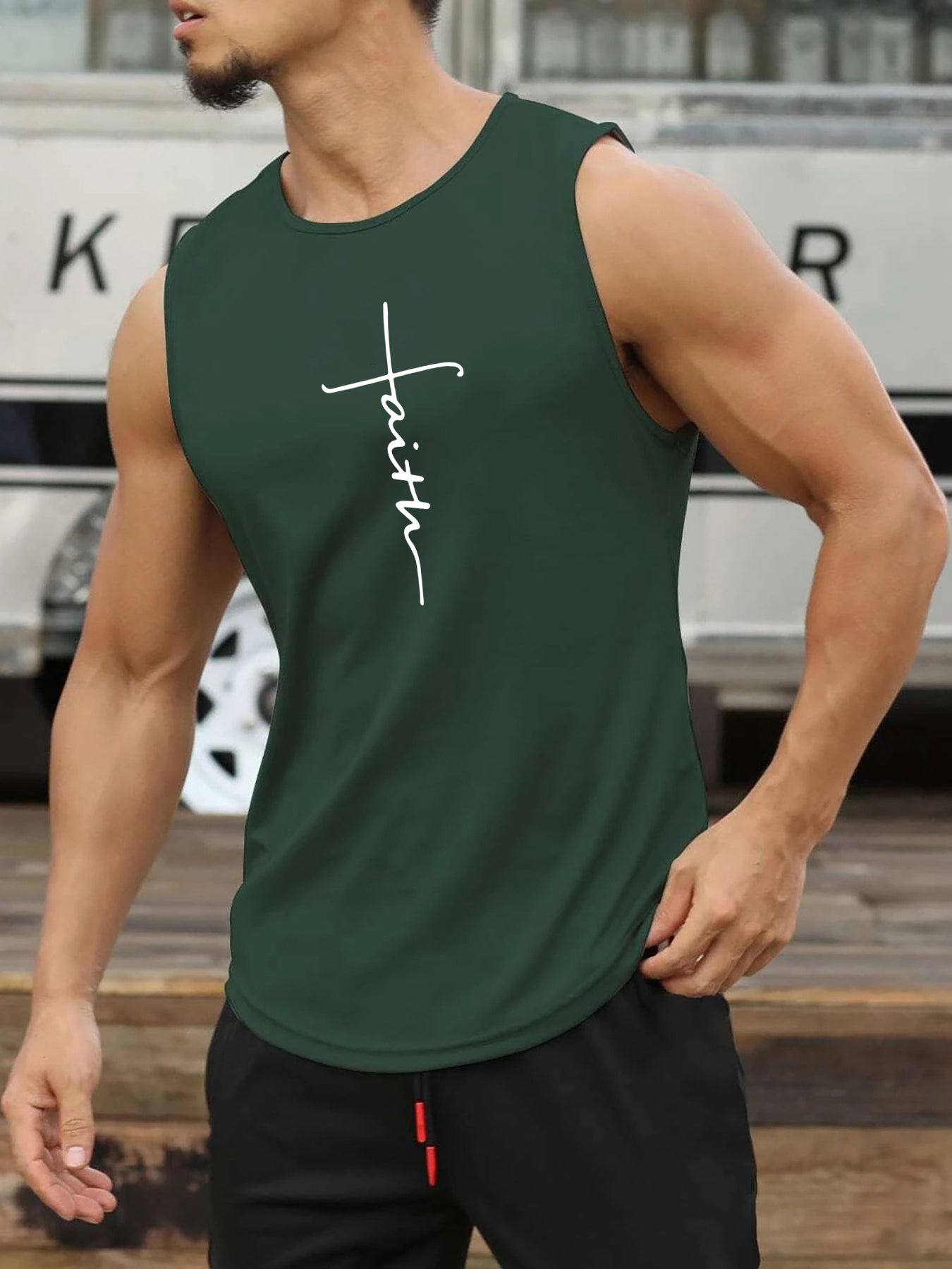 Faith Men's Christian Tank Top claimedbygoddesigns