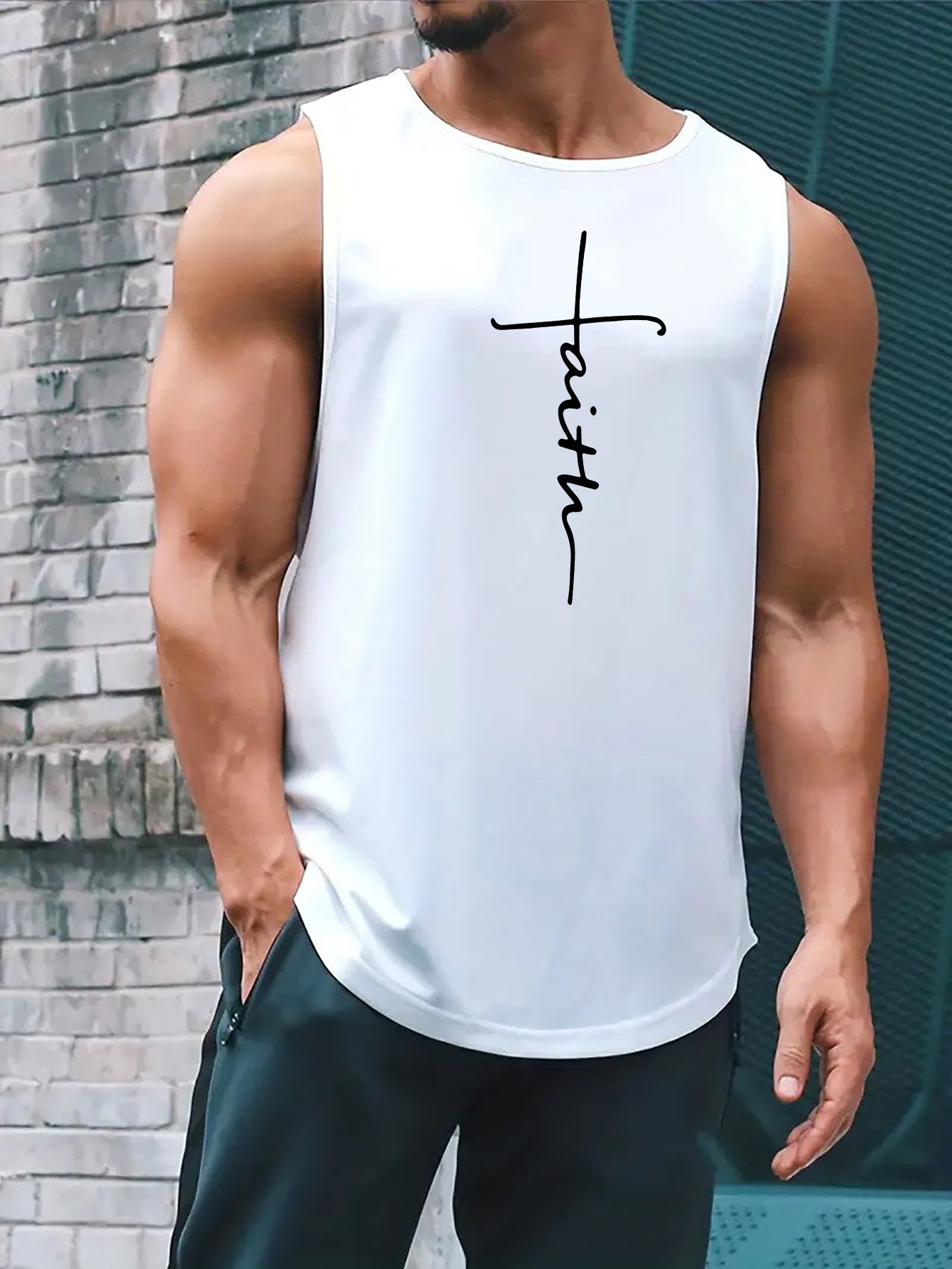 Faith Men's Christian Tank Top claimedbygoddesigns