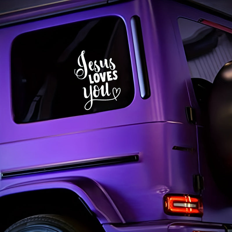 Jesus Loves You Christian Bumper Stickers claimedbygoddesigns