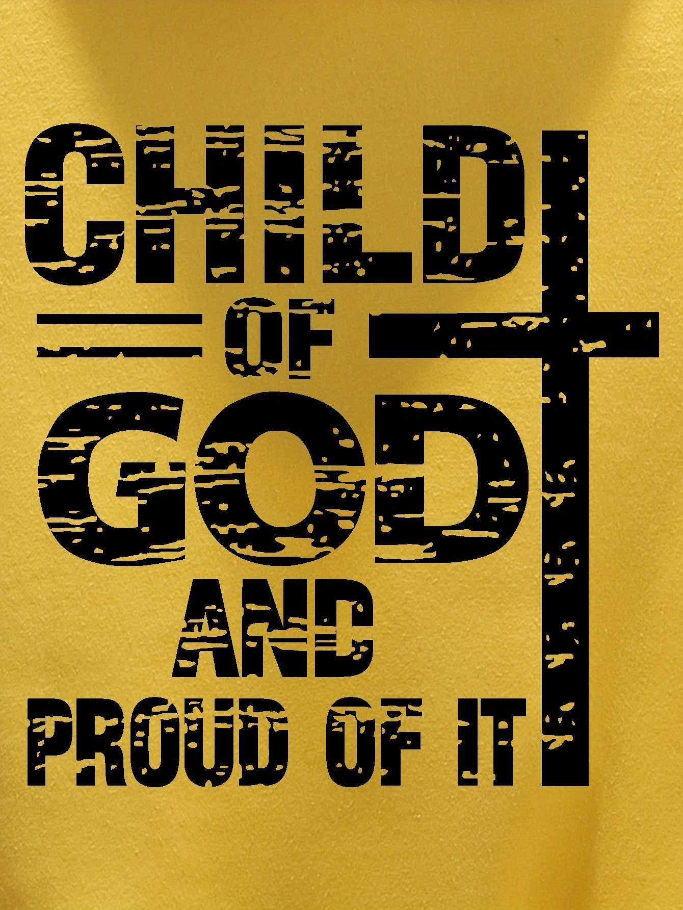 CHILD OF GOD AND PROUD OF IT Men's Christian Pullover Hooded Sweatshirt claimedbygoddesigns