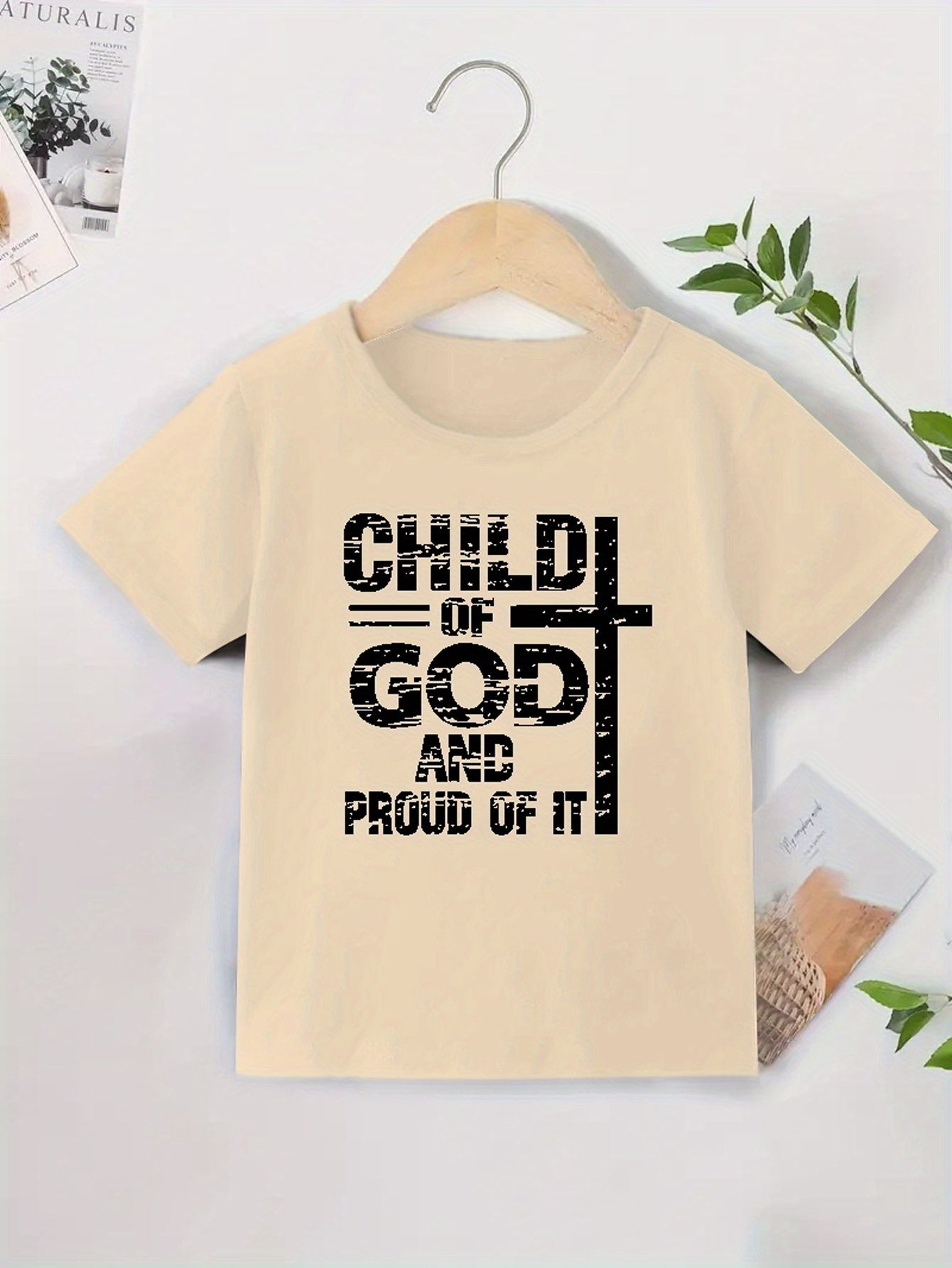 CHILD OF GOD And Proud Of It Youth Christian T-shirt claimedbygoddesigns