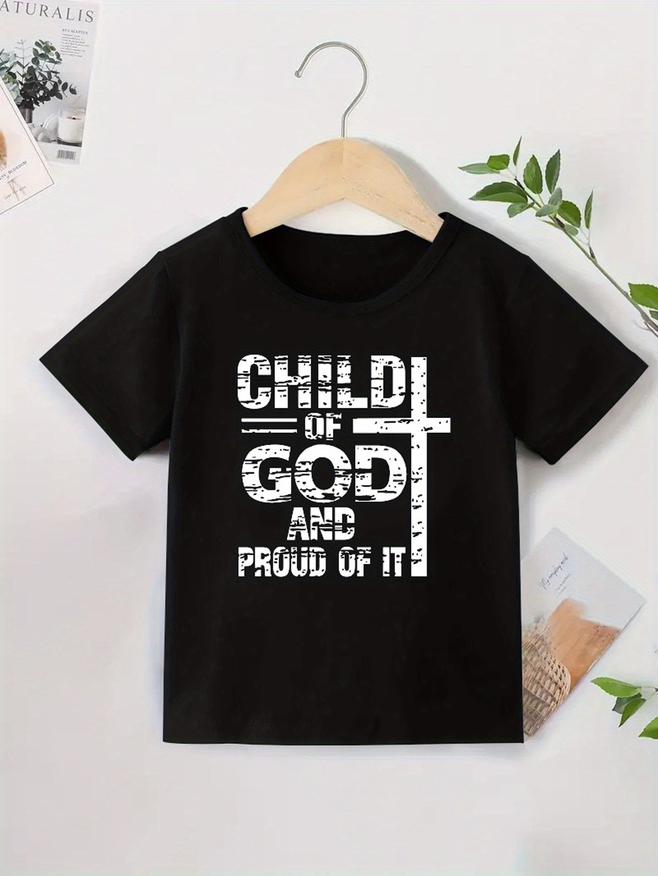 CHILD OF GOD And Proud Of It Youth Christian T-shirt claimedbygoddesigns