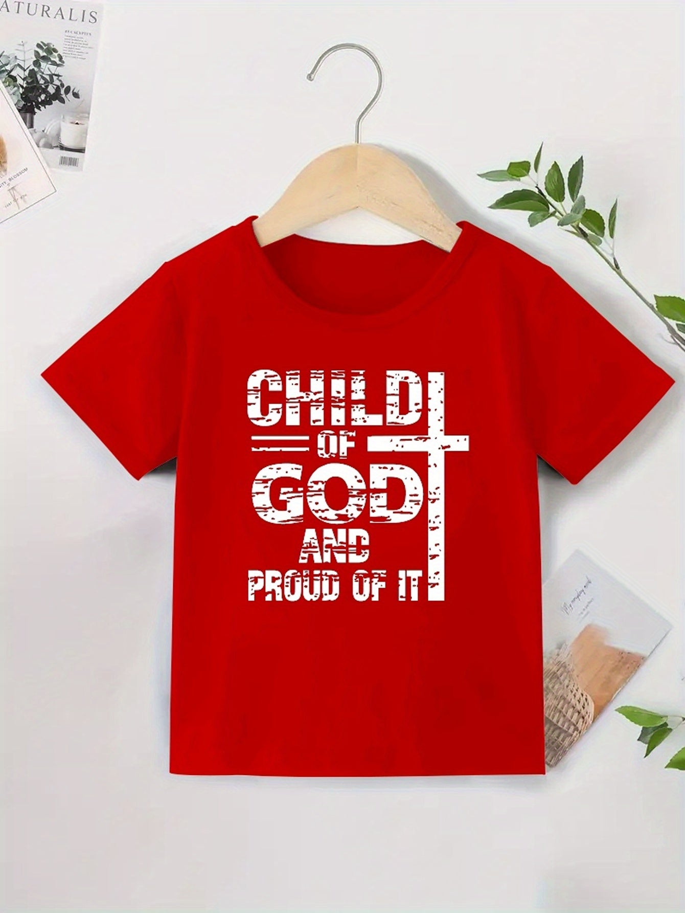 CHILD OF GOD And Proud Of It Youth Christian T-shirt claimedbygoddesigns