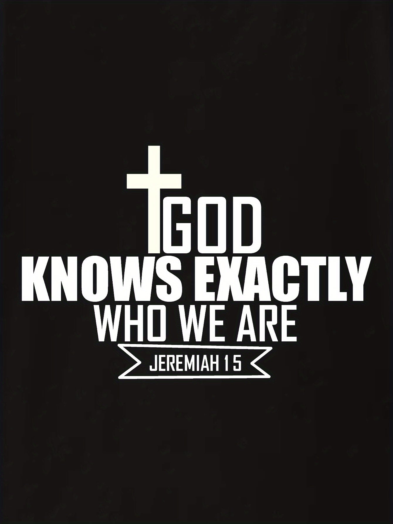 GOD KNOWS EXACTLY WHO WE ARE Youth Christian T-shirt claimedbygoddesigns