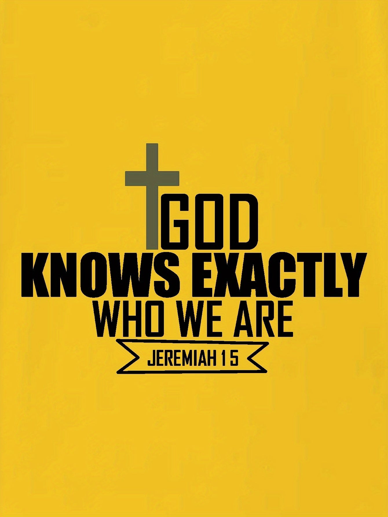 GOD KNOWS EXACTLY WHO WE ARE Youth Christian T-shirt claimedbygoddesigns