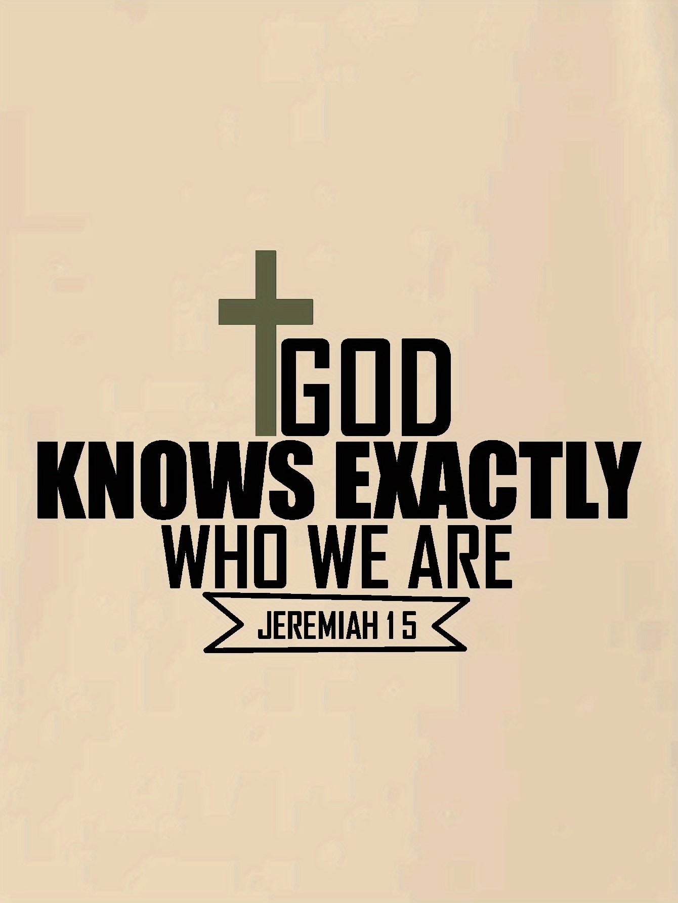 GOD KNOWS EXACTLY WHO WE ARE Youth Christian T-shirt claimedbygoddesigns