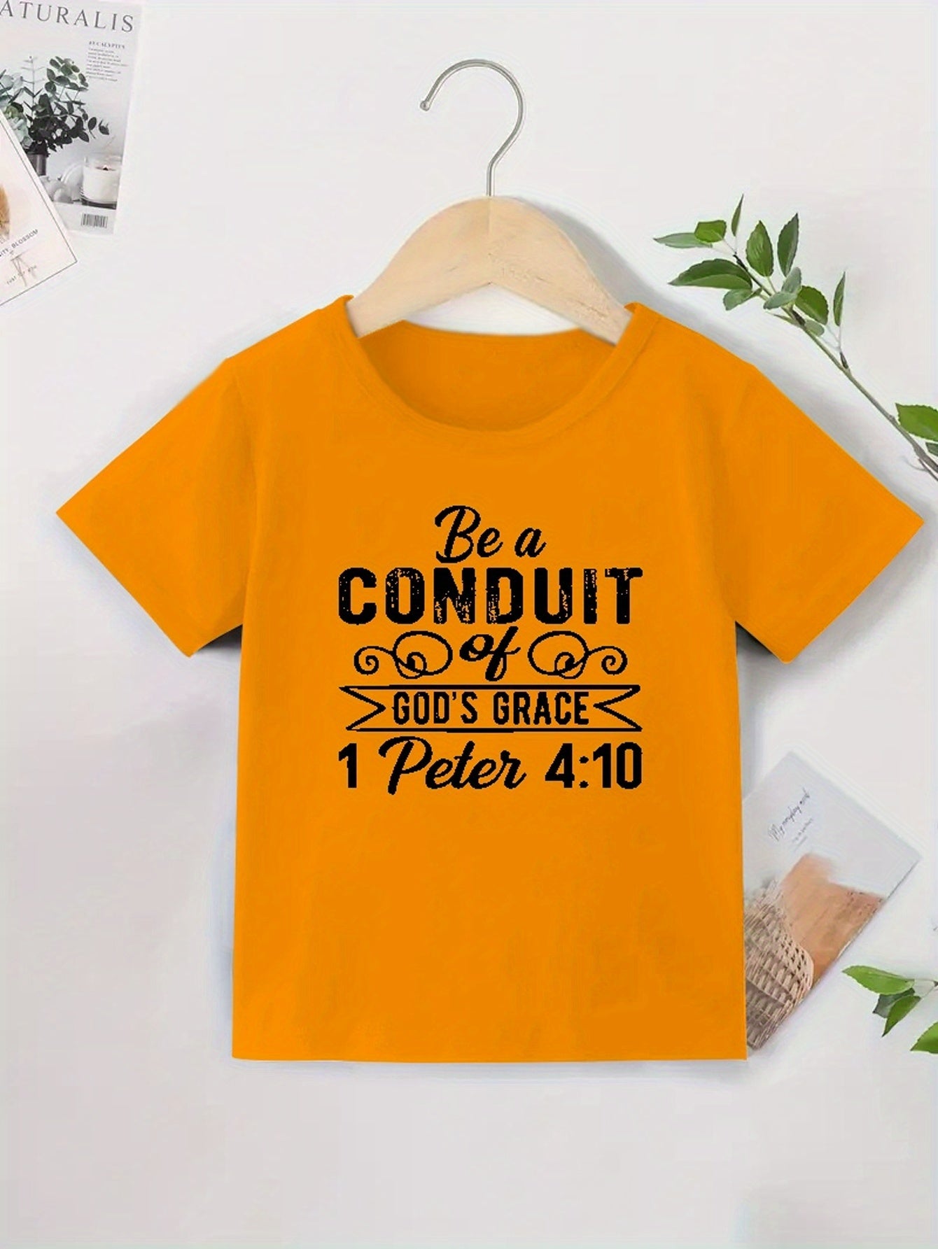 1 Peter 4:10 Be A Conduit Of GOD'S GRACE Youth Christian T-shirt claimedbygoddesigns