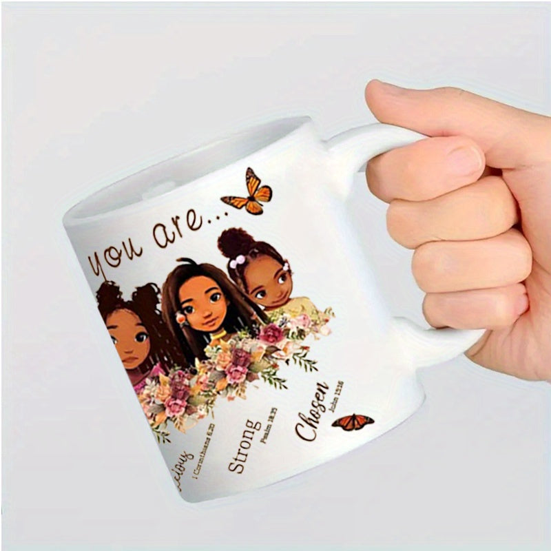 You Are (young girls) Christian White Ceramic Mug 11oz claimedbygoddesigns