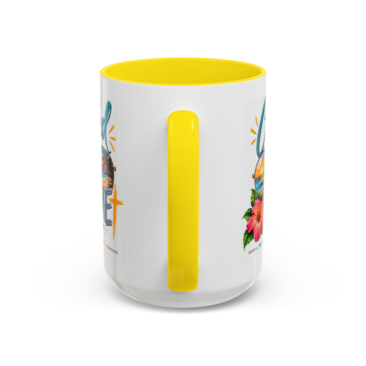 Called By Name Coffee Mug — Christian Inspirational Beach Design (11/15 oz)