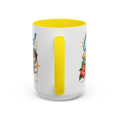 Called By Name Coffee Mug — Christian Inspirational Beach Design (11/15 oz)