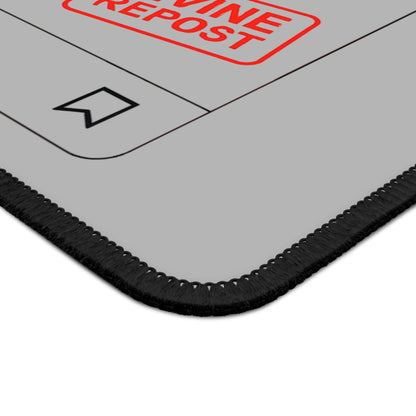 Divine Blocked Gaming Mouse Pad, Inspirational Desk Accessory, Gamer Gift, Scripture Decor, Unique Office Supplies - ClaimedbyGodDesigns