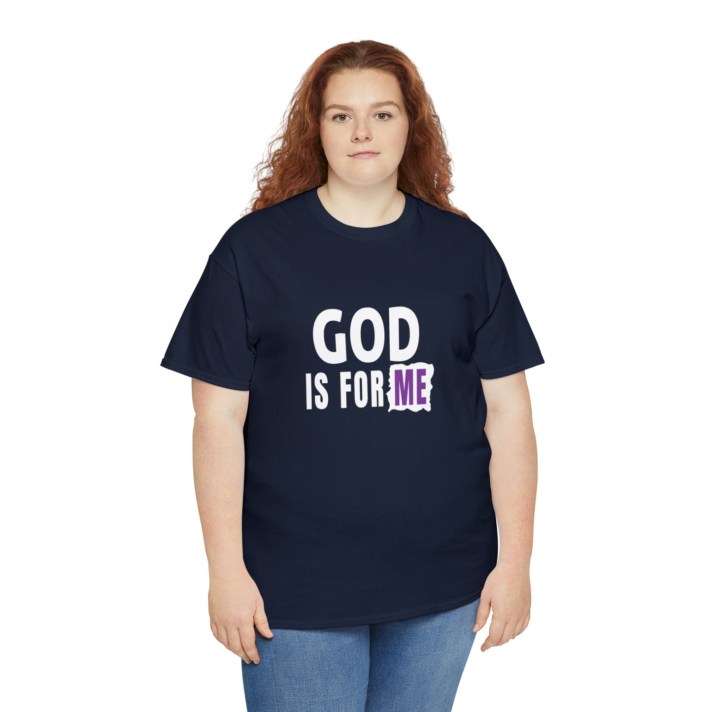 God Is For Me Unisex Heavy Cotton Tee Printify