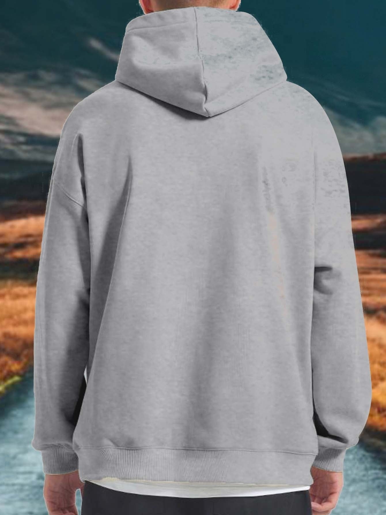 Inhale Courage Exhale Fear Men's Christian Pullover Hooded Sweatshirt claimedbygoddesigns