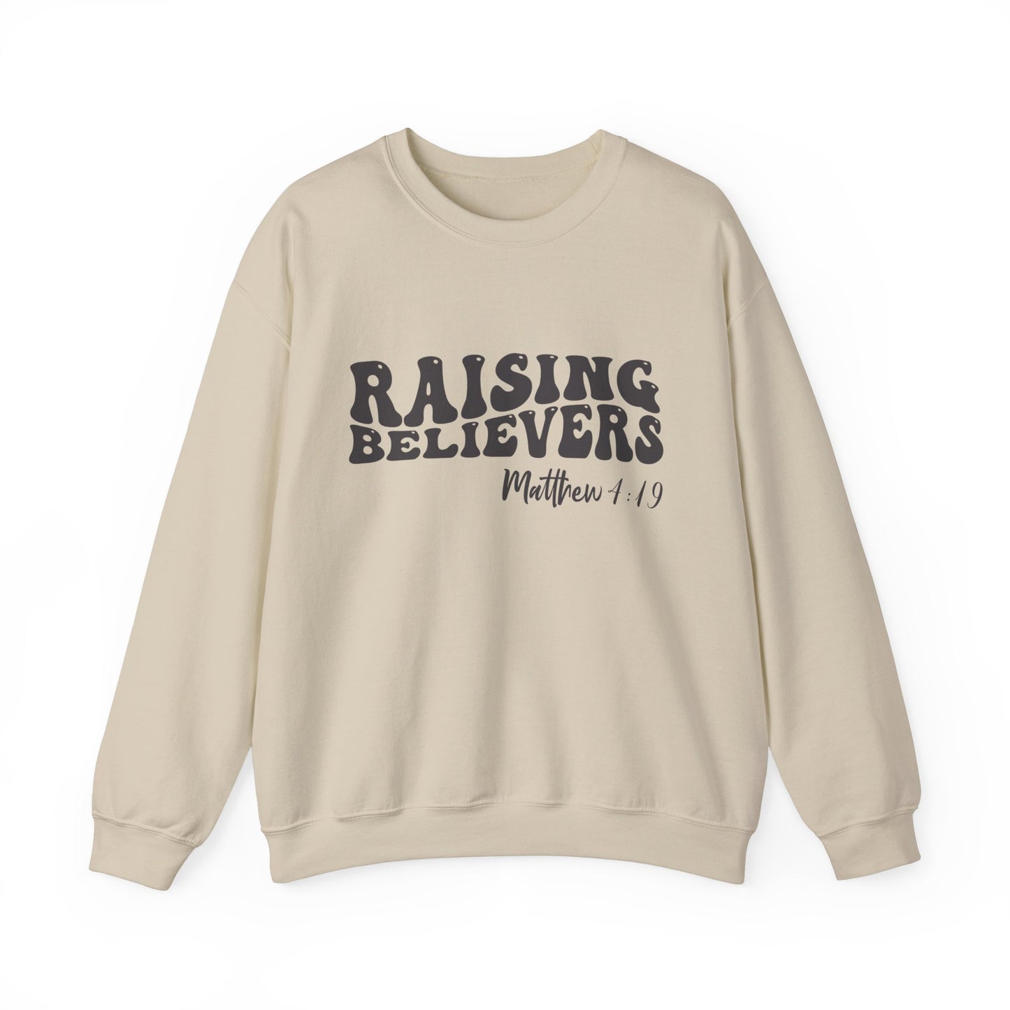 Raising Believers  Unisex Heavy Blend™ Crewneck Christian Sweatshirt