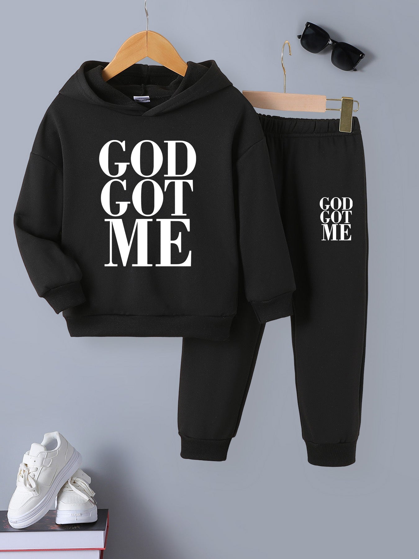 GOD GOT ME Youth Christian Casual Outfit claimedbygoddesigns