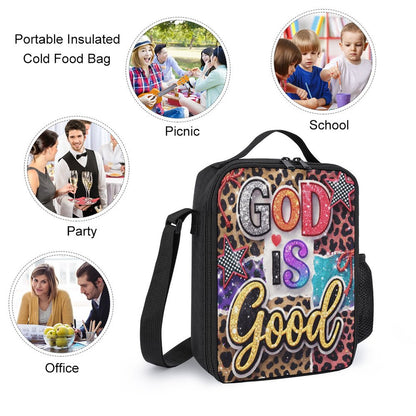 God Is Good 3 PCS Christian Set (Backpack, Lunch Bag and Pencil Case) - ClaimedbyGodDesigns