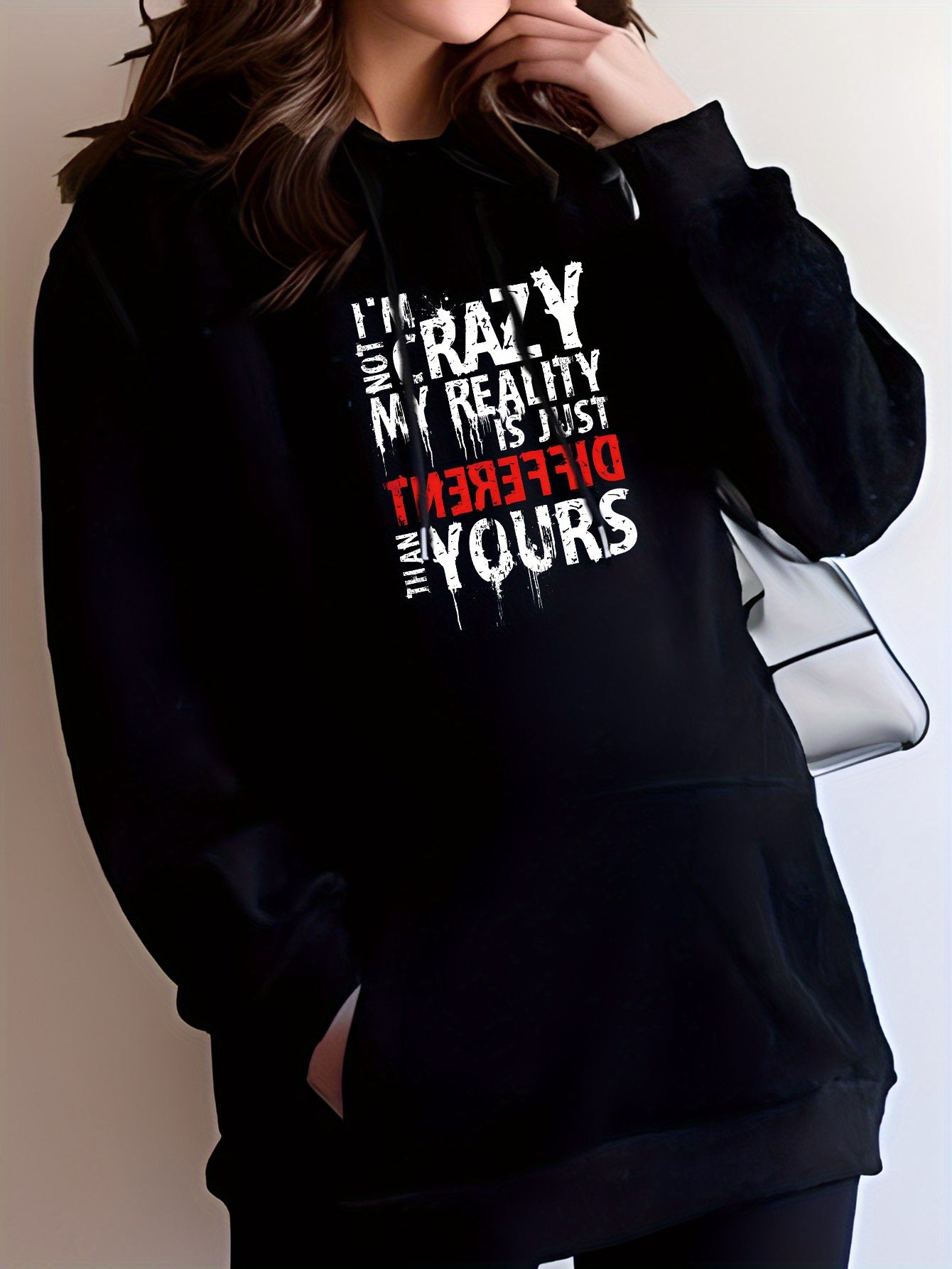 I Am Aligned With My Purpose Women's Christian Maternity Pullover Hooded Sweatshirt claimedbygoddesigns