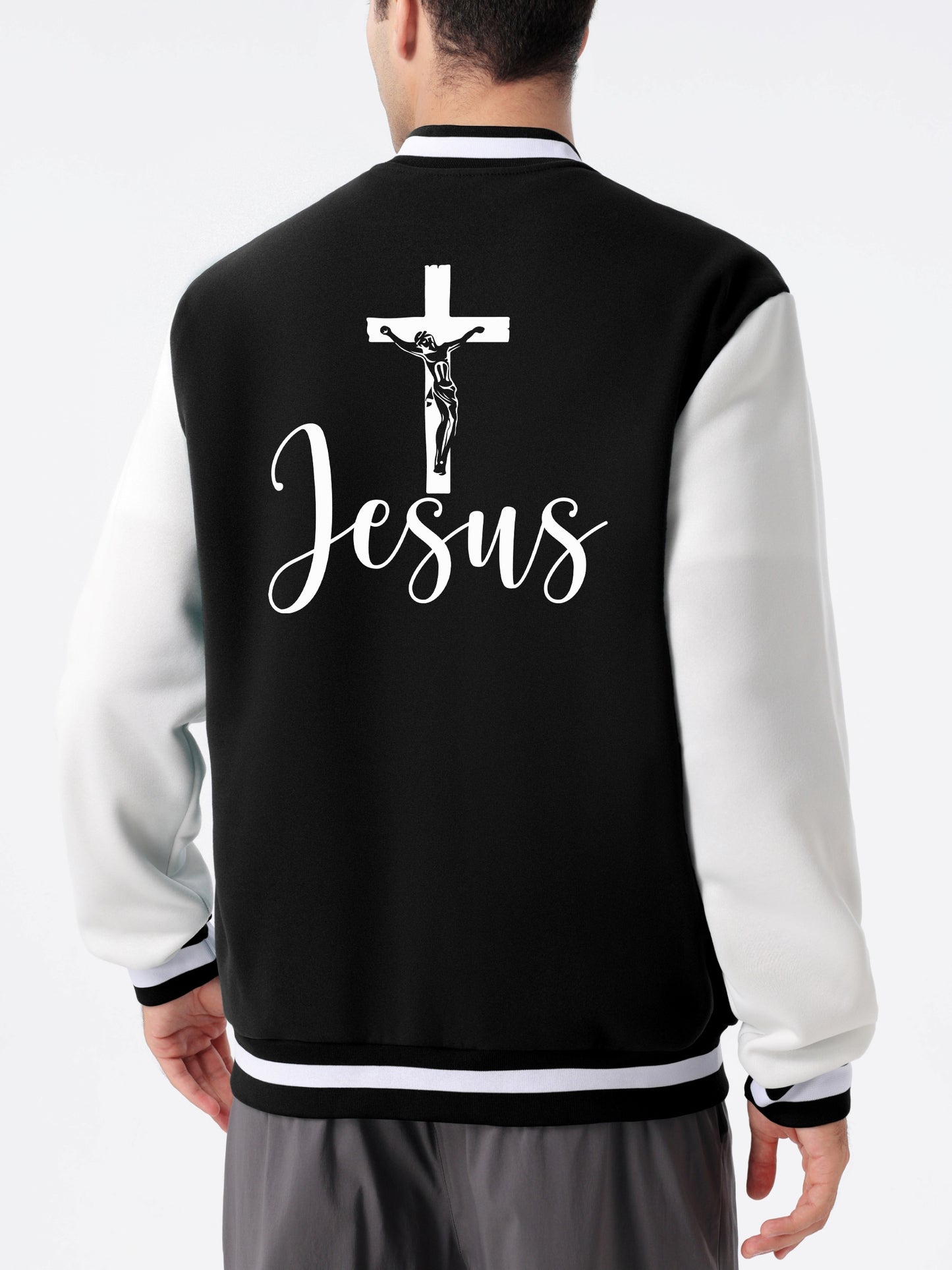 Jesus Men's Christian Jacket claimedbygoddesigns