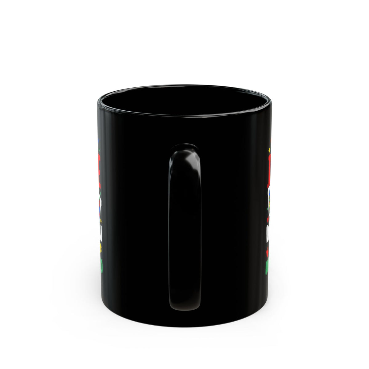 Colorful Autism Awareness Black Mug - 11oz & 15oz