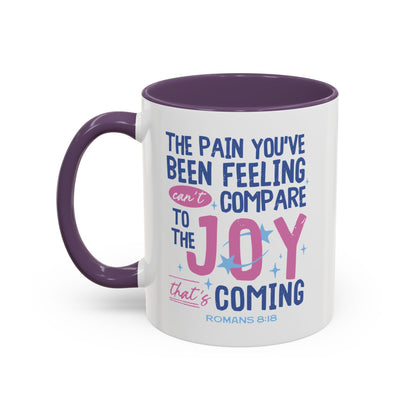 Inspirational Coffee Mug - Joyful Encouragement with Romans 8:18