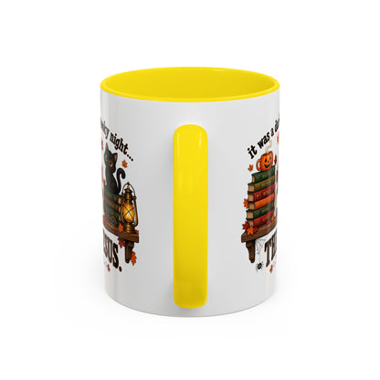 Halloween Christian Coffee Mug — “It Was a Dark and Spooky Night… Then Jesus” Accent Mug