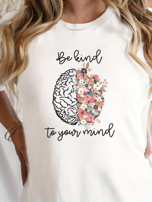 Be Kind To Your Mind Women's Christian T-shirt claimedbygoddesigns
