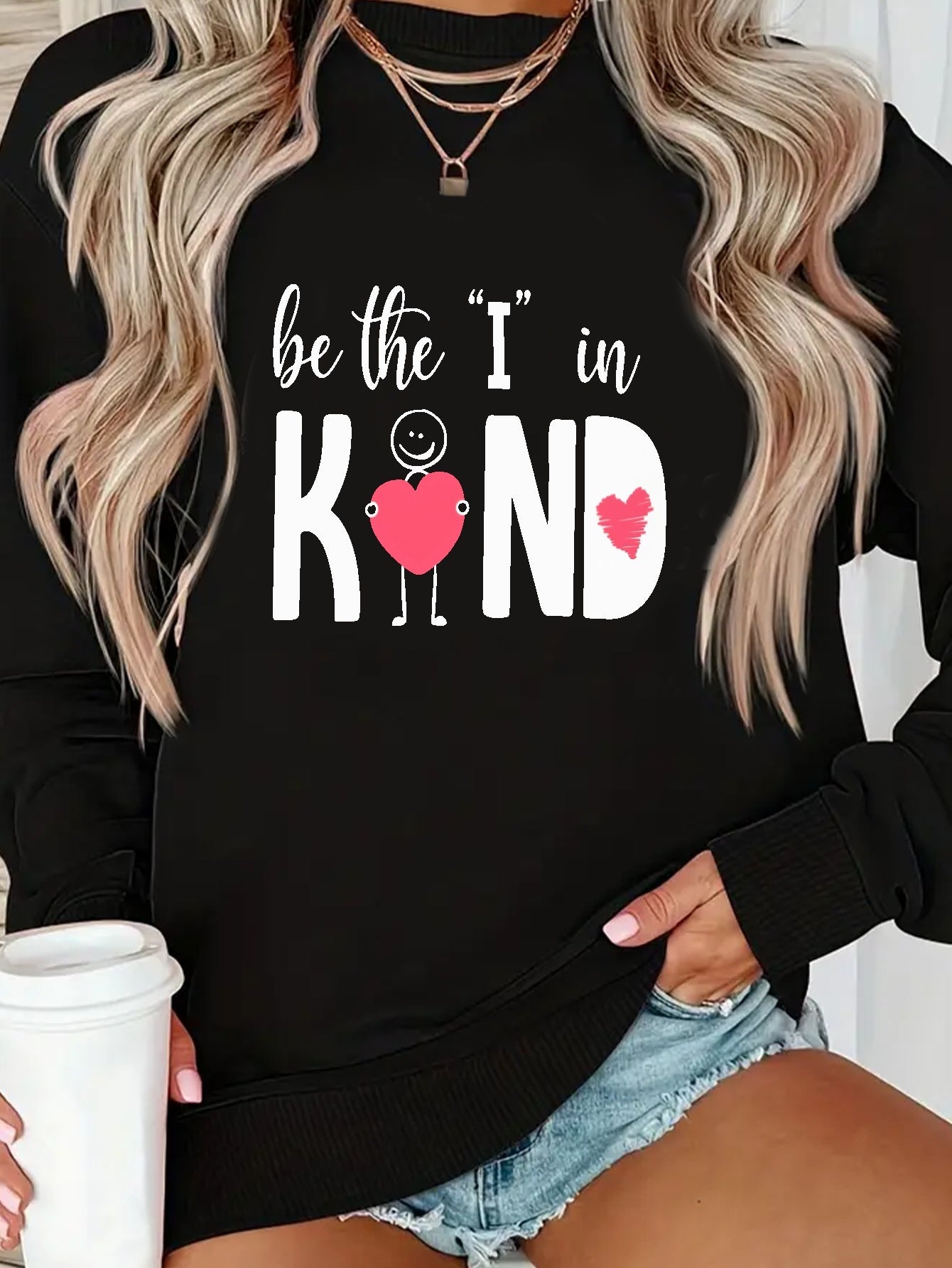 Be The I In Kind Women's Christian Pullover Sweatshirt claimedbygoddesigns