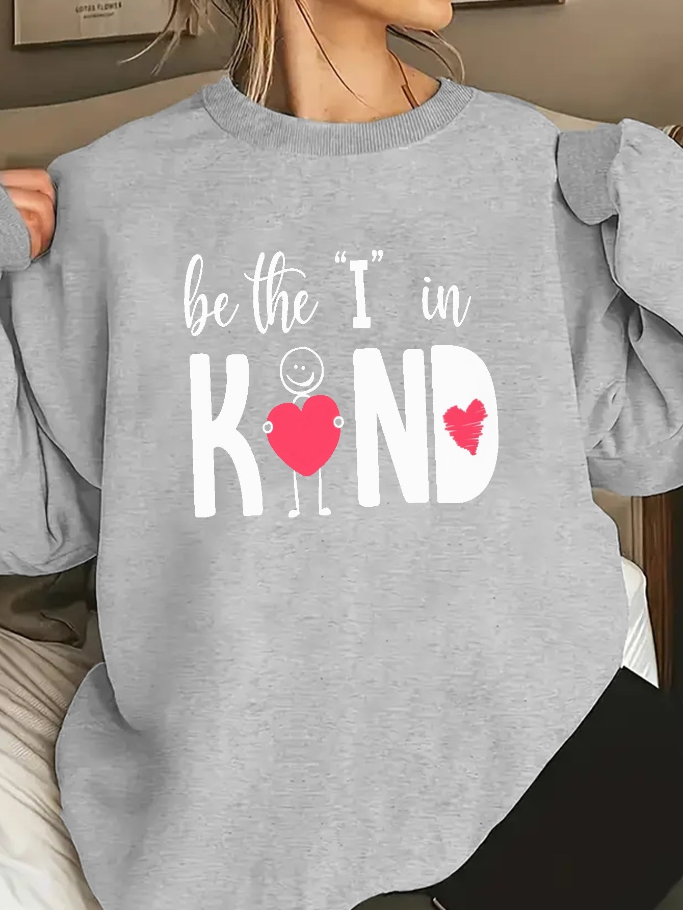 Be The I In Kind Women's Christian Pullover Sweatshirt claimedbygoddesigns
