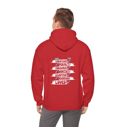 His Child Checklist Unisex Christian Hooded Pullover Sweatshirt