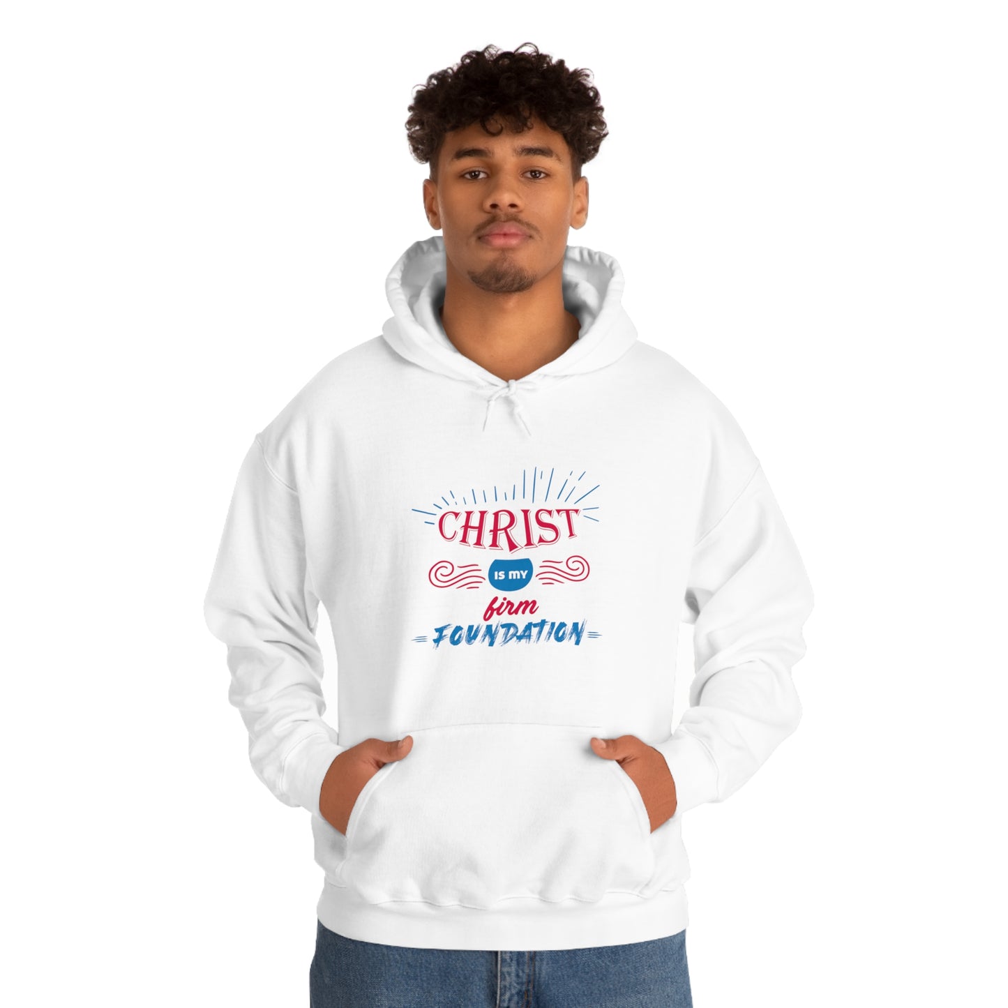 Christ Is My Firm Foundation Unisex Hooded Sweatshirt