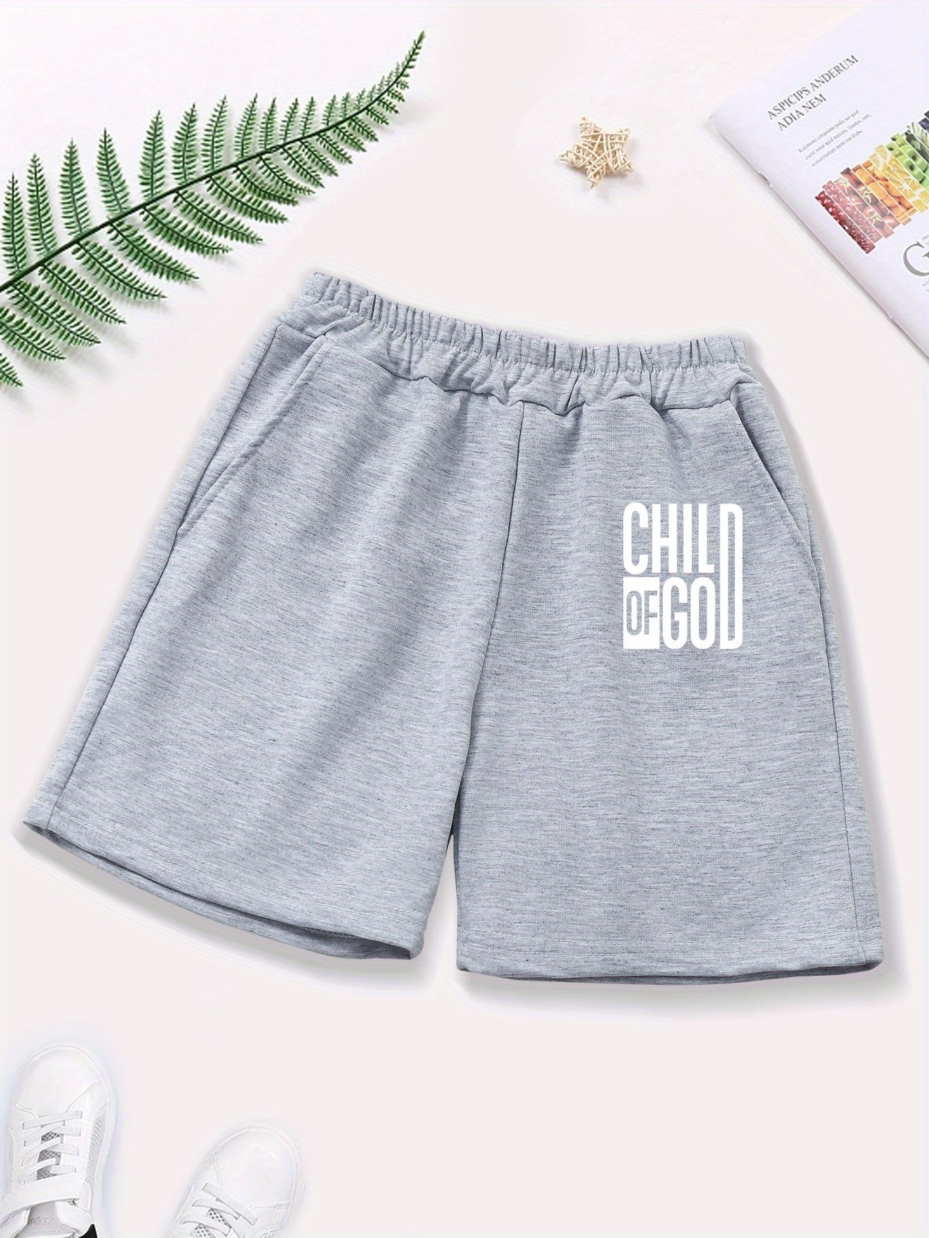 Child Of God Youth Christian Shorts claimedbygoddesigns