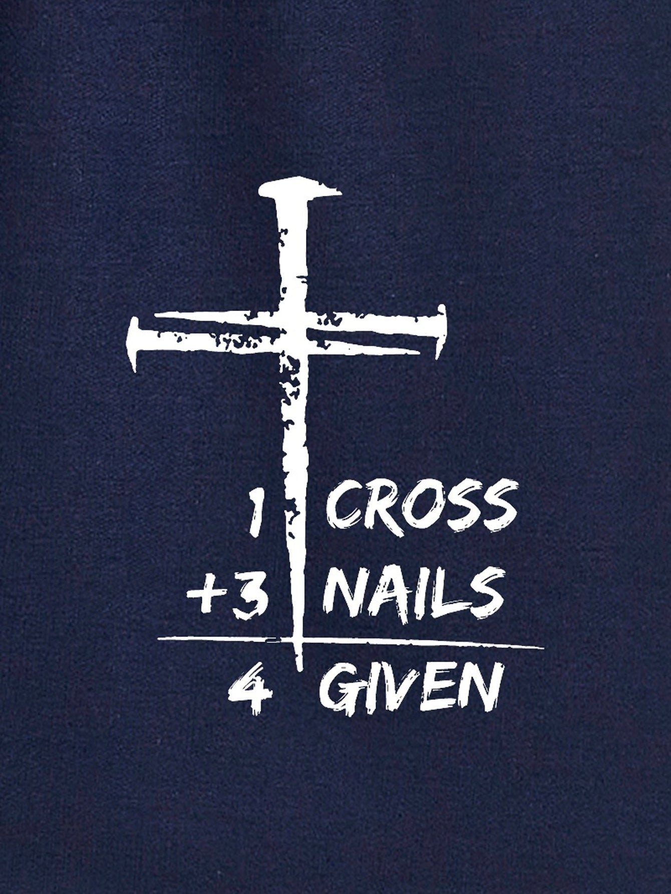 1 Cross 3 Nails 4 Given Men's Christian Shorts claimedbygoddesigns