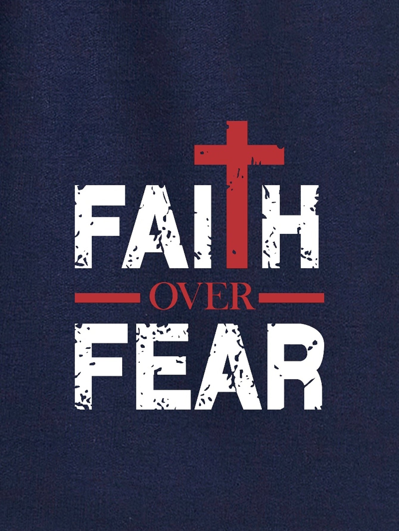 Faith Over Fear Men's Christian Shorts claimedbygoddesigns
