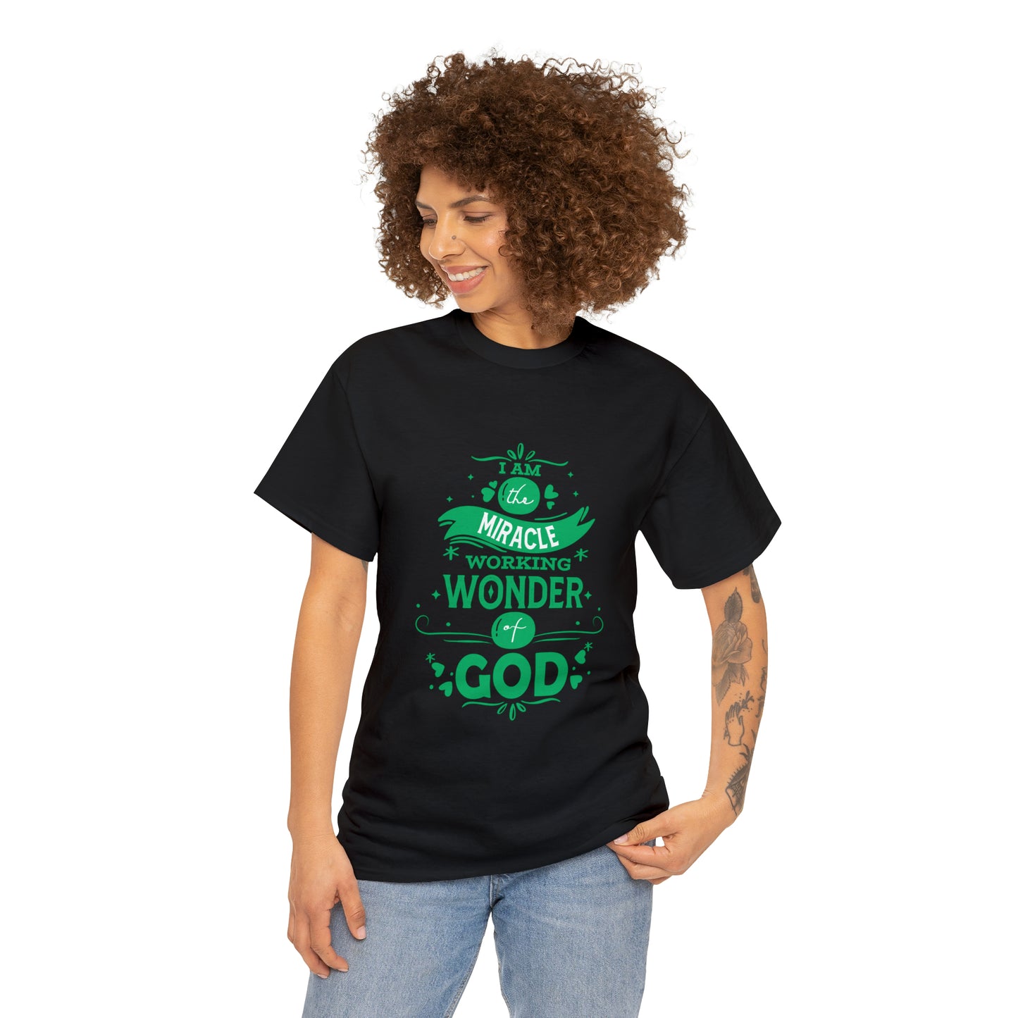 I Am The Miracle Working Wonder Of God Unisex Heavy Cotton Tee