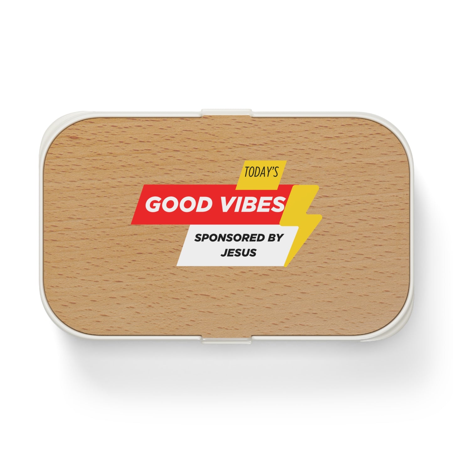 Today's Good Vibes Sponsored By Jesus Christian Bento Lunch Box Printify