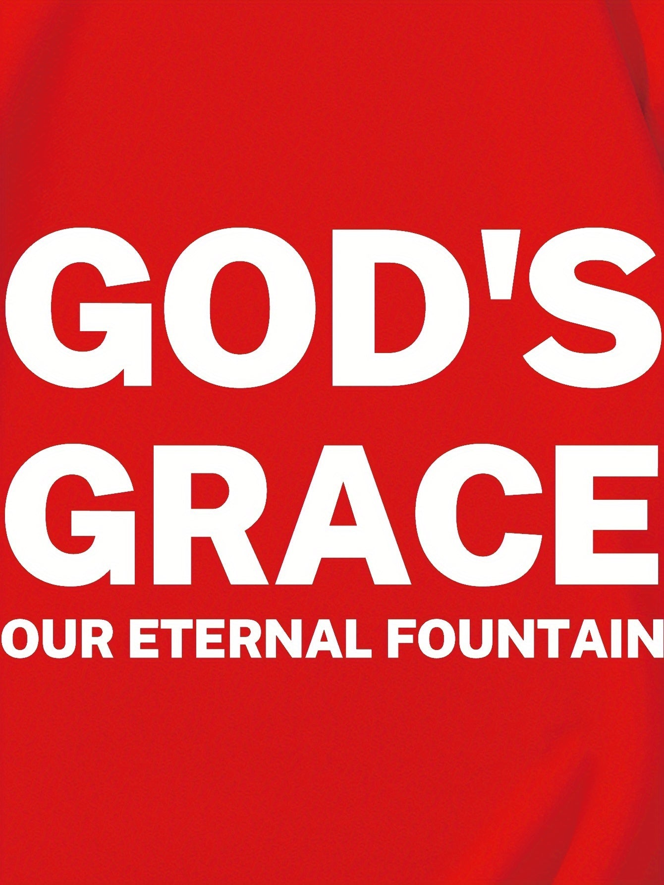 God's Grace Our Eternal Fountain Men's Christian T-shirt claimedbygoddesigns