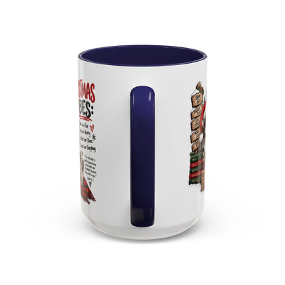 Christmas Vibes: Jesus Over Everything Santa Cat Coffee Mug