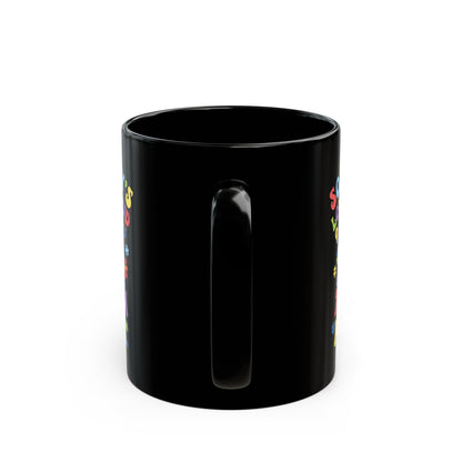 Proud Autism Mama Mug - 11oz & 15oz Black Coffee Cup with Colorful Design