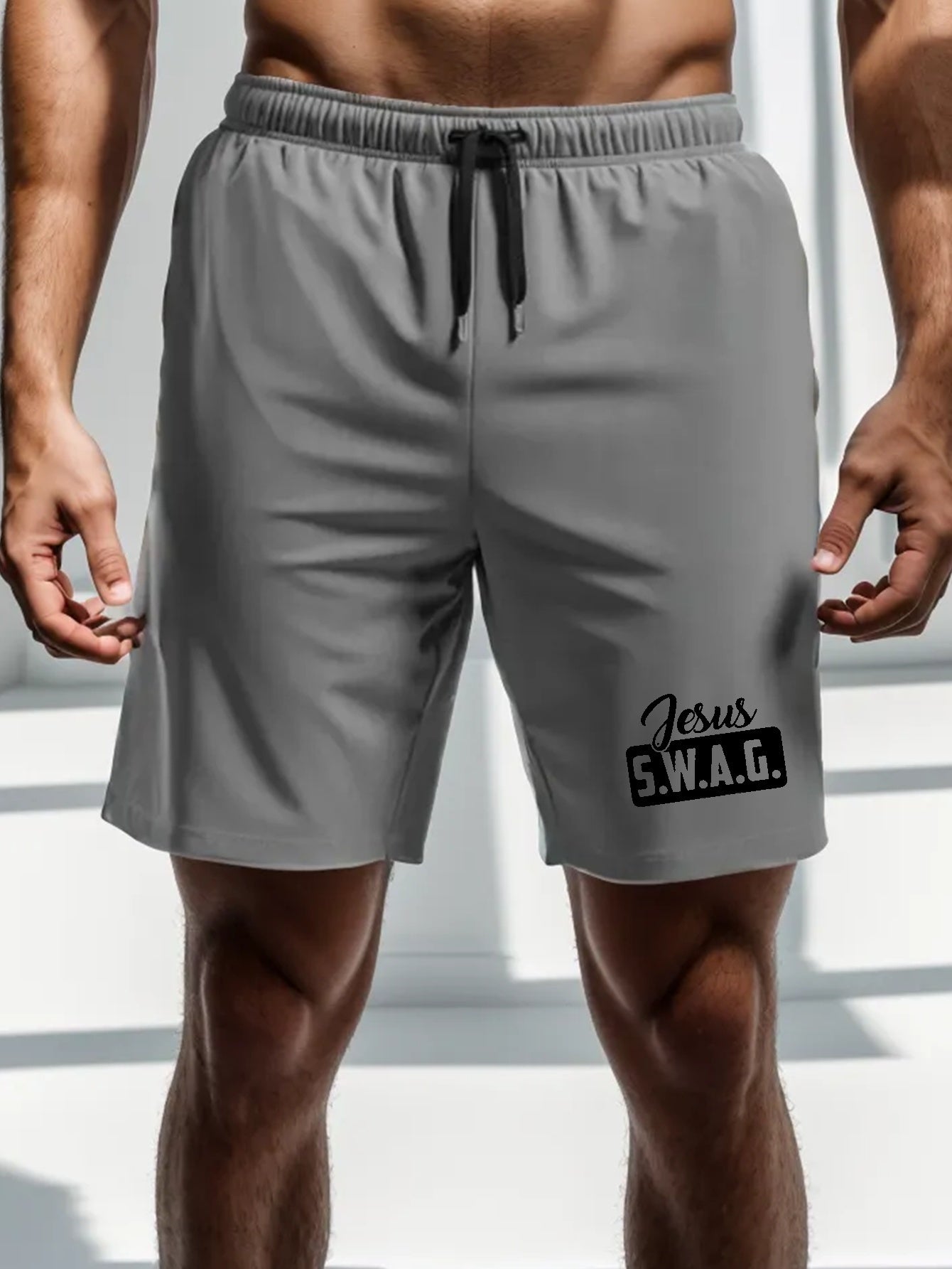 Jesus Swag Plus Size Men's Christian Shorts claimedbygoddesigns