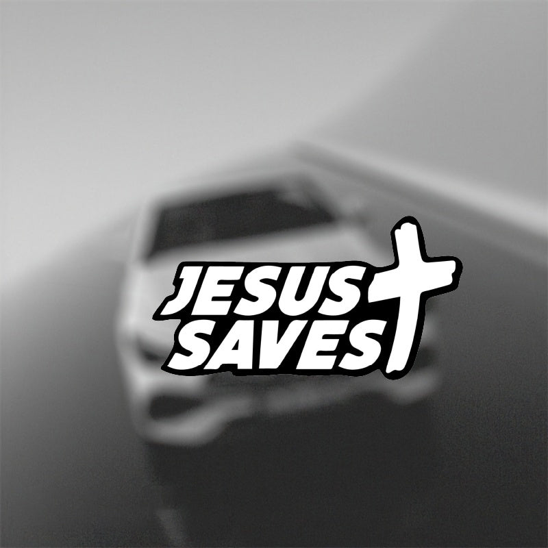 5pcs Jesus Saves Christian Bumper Stickers claimedbygoddesigns