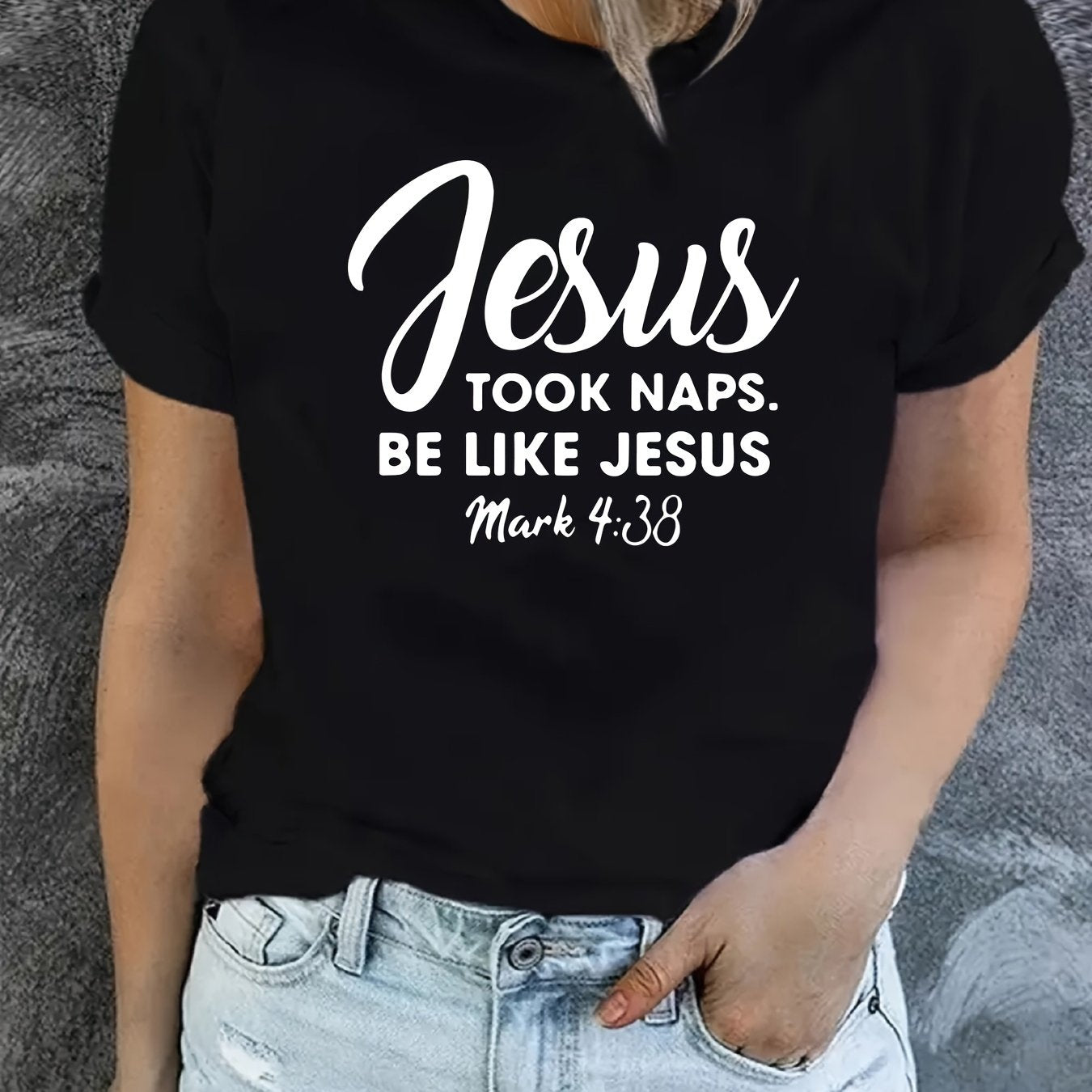 Jesus Took Naps Be Like Jesus Women's Christian T-shirt claimedbygoddesigns