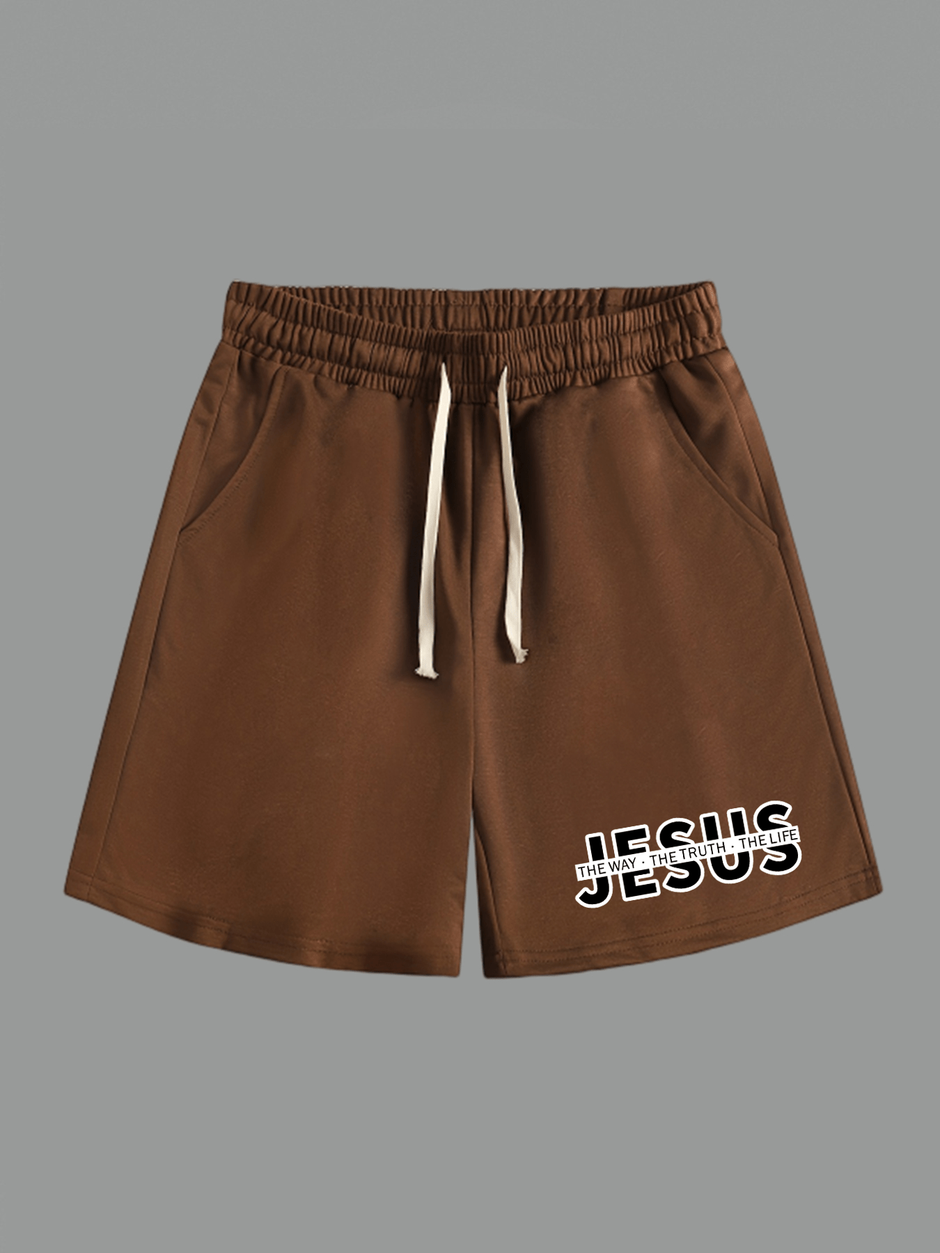Jesus The Way The Truth The Life Men's Christian Shorts claimedbygoddesigns