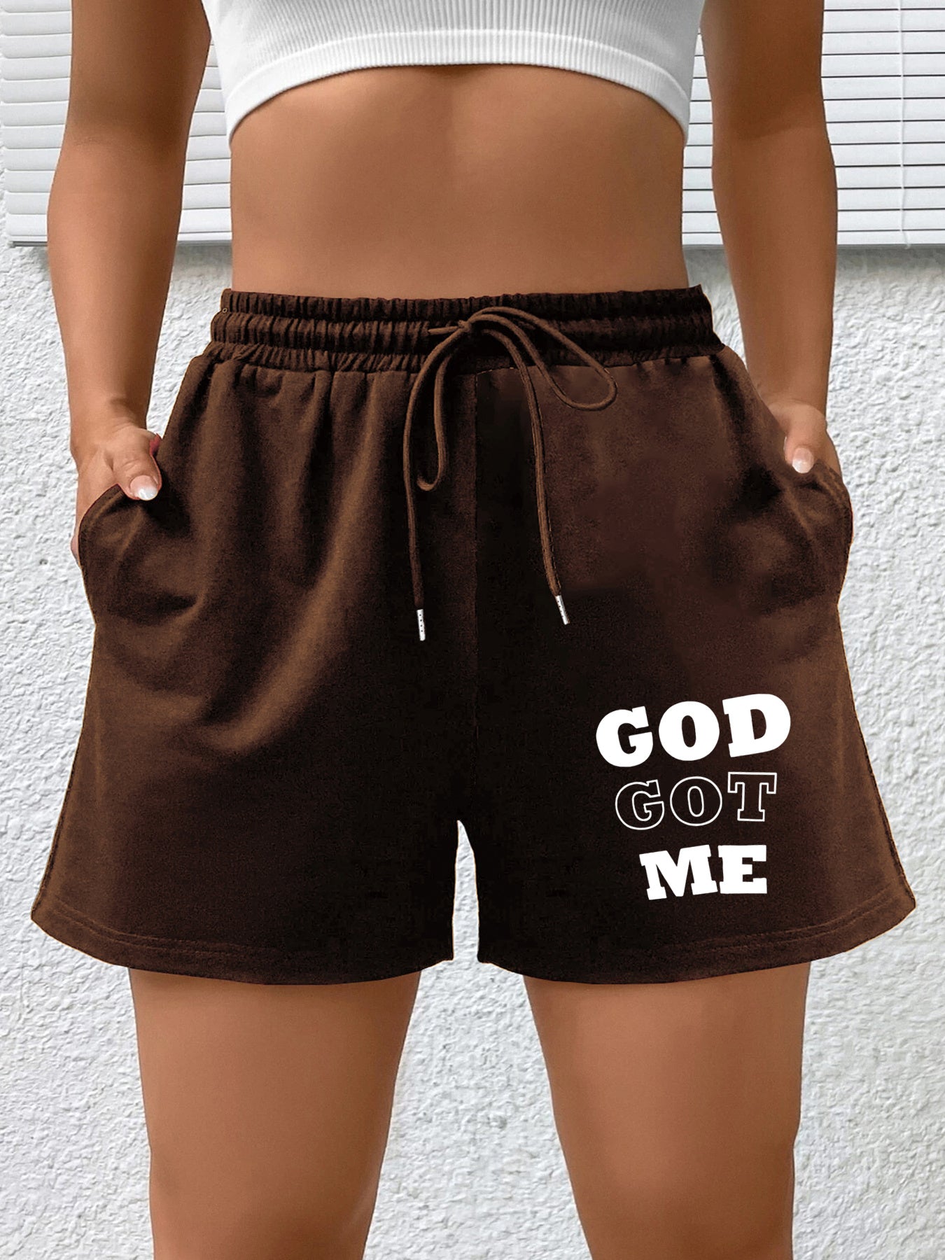 God Got Me Plus Size Women's Christian Shorts claimedbygoddesigns