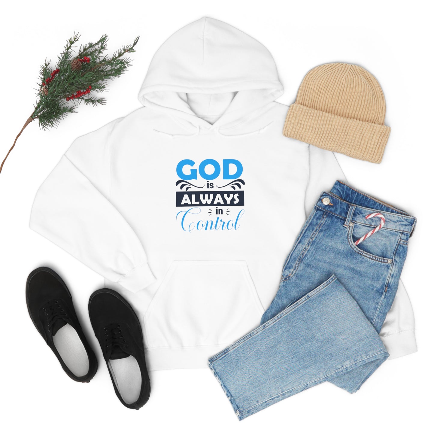 God Is Always In Control Unisex Hooded Sweatshirt